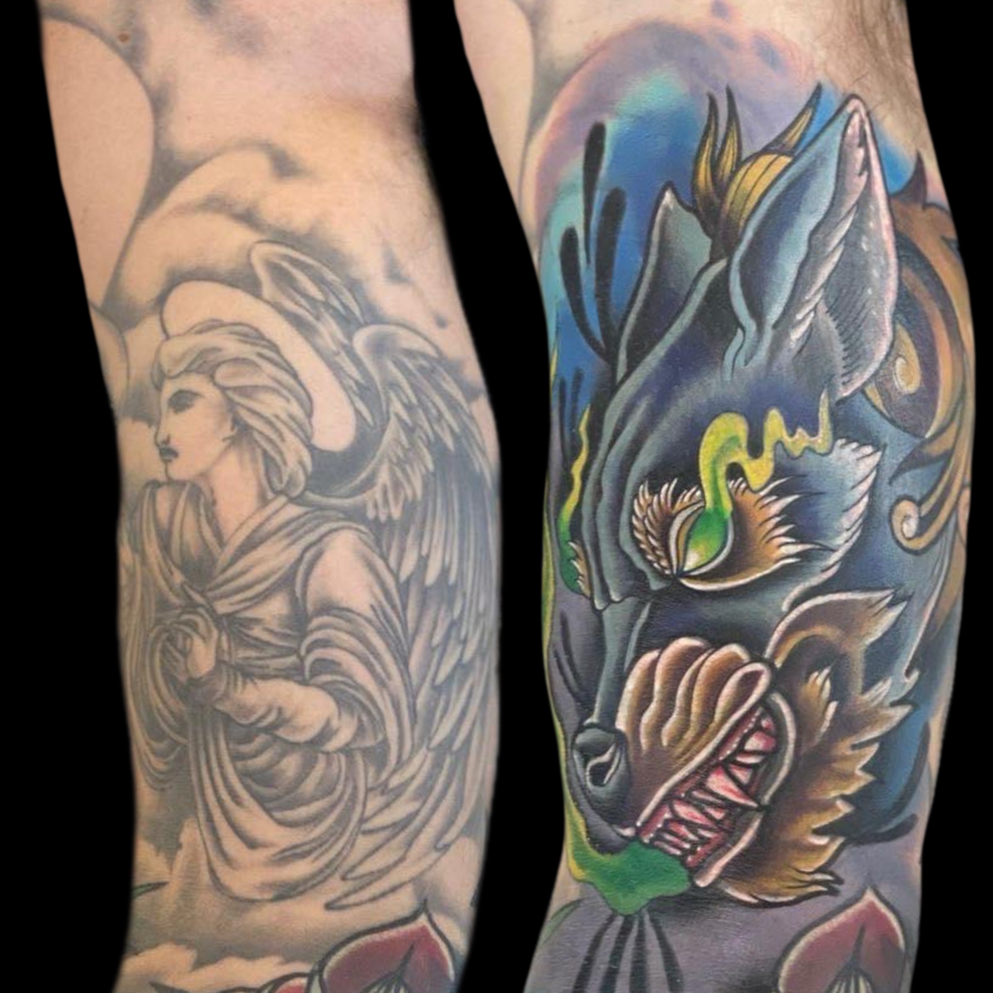 Cover-up tattoo — Salvation Tattoo Studio